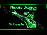 Michael Jackson King of Pop LED Sign - Green - TheLedHeroes