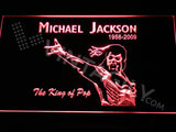 Michael Jackson King of Pop LED Sign - Red - TheLedHeroes