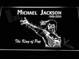 Michael Jackson King of Pop LED Sign - White - TheLedHeroes