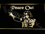 Michael Jackson Peace Out LED Sign - Multicolor - TheLedHeroes