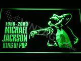 Michael Jackson 1958-2009 LED Sign - Green - TheLedHeroes