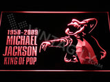 Michael Jackson 1958-2009 LED Sign - Red - TheLedHeroes