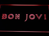 Bon Jovi Logo Band LED Sign - Red - TheLedHeroes
