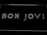 Bon Jovi Logo Band LED Sign - White - TheLedHeroes