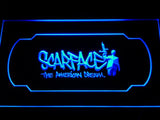 Scarface American Dream LED Neon Sign Electrical - Blue - TheLedHeroes