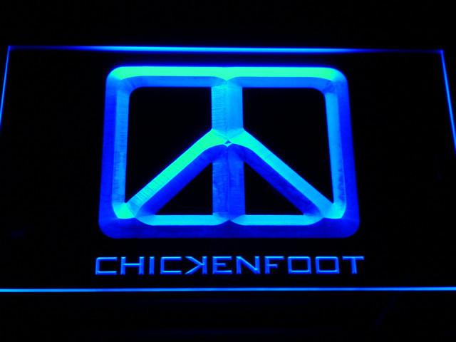 Chickenfoot Band Rock Roll LED Neon Sign Electrical - Blue - TheLedHeroes