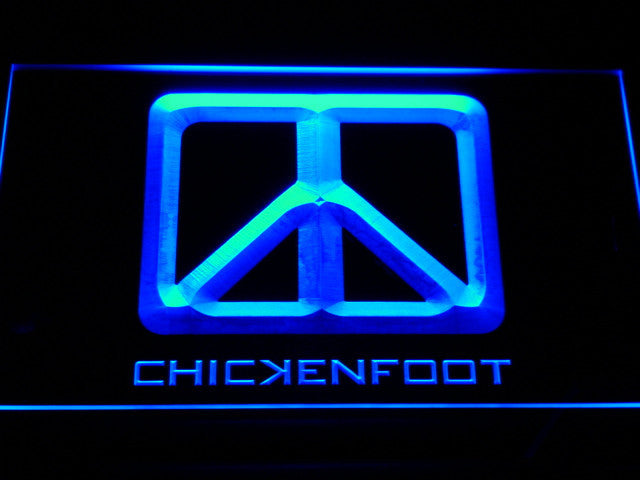 FREE Chickenfoot Band Rock Roll LED Sign - Blue - TheLedHeroes