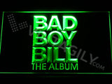 Bad Boy Bill LED Neon Sign Electrical - Green - TheLedHeroes