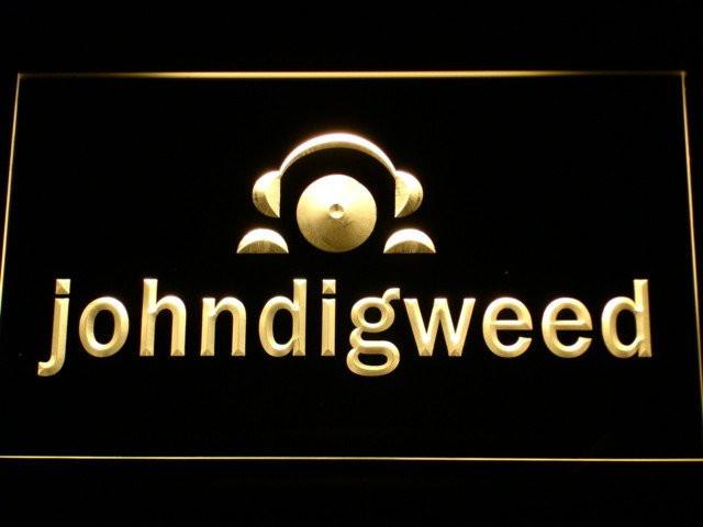 John Digweed LED Neon Sign USB - Yellow - TheLedHeroes