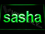 Sasha LED Sign - Green - TheLedHeroes