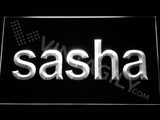 FREE Sasha LED Sign - White - TheLedHeroes