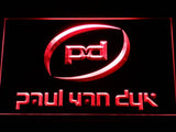 FREE Paul Van Dyk LED Sign - Red - TheLedHeroes