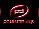 Paul Van Dyk LED Sign - Red - TheLedHeroes