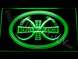 FREE Heroes Del Silencio LED Sign - Green - TheLedHeroes