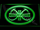Heroes Del Silencio LED Neon Sign Electrical - Green - TheLedHeroes