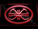 Heroes Del Silencio LED Neon Sign Electrical - Red - TheLedHeroes