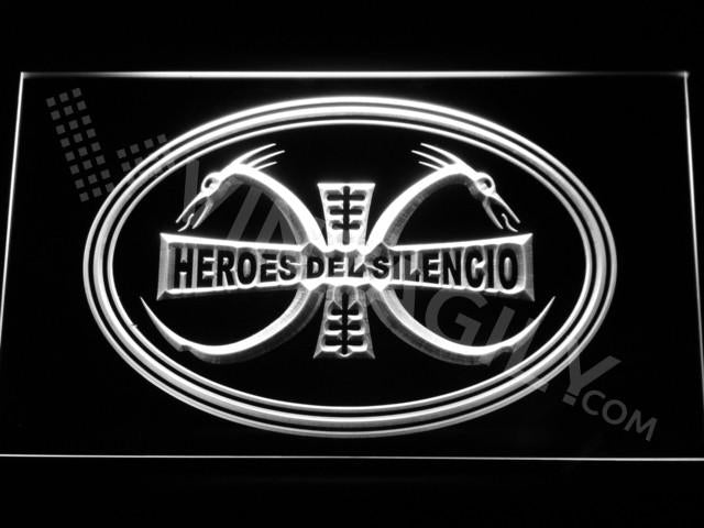 Heroes Del Silencio LED Neon Sign Electrical - White - TheLedHeroes