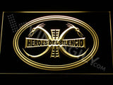 Heroes Del Silencio LED Neon Sign Electrical - Yellow - TheLedHeroes