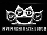 Five Finger Death Punch LED Sign - White - TheLedHeroes