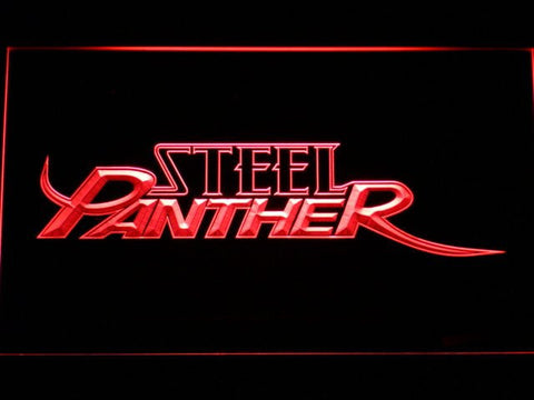 Steel Panther LED Sign - Red - TheLedHeroes