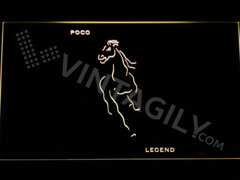 Poco - Legend LED Neon Sign USB - Yellow - TheLedHeroes