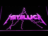 Metallica (2) LED Neon Sign USB - Purple - TheLedHeroes