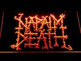 Napalm Death LED Neon Sign USB - Orange - TheLedHeroes