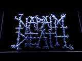 Napalm Death LED Neon Sign USB - White - TheLedHeroes