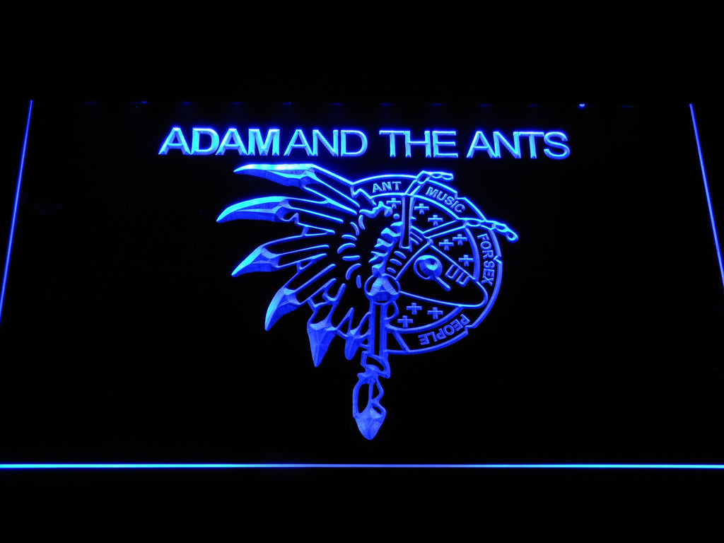 Adam And The Ants LED Neon Sign USB - Blue - TheLedHeroes