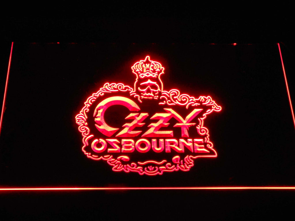 Ozzy Osbourne LED Neon Sign Electrical - Red - TheLedHeroes