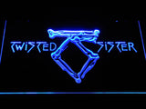 Twisted Sister LED Neon Sign Electrical - Blue - TheLedHeroes