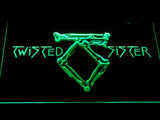 Twisted Sister LED Neon Sign USB - Green - TheLedHeroes
