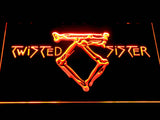 Twisted Sister LED Neon Sign USB - Orange - TheLedHeroes
