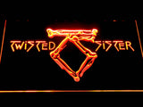 Twisted Sister LED Neon Sign Electrical - Orange - TheLedHeroes