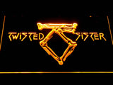 Twisted Sister LED Neon Sign USB - Yellow - TheLedHeroes