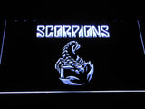 Scorpions (2) LED Neon Sign USB - White - TheLedHeroes