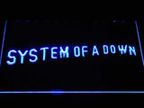 System Of A Down (2) LED Neon Sign USB - Blue - TheLedHeroes