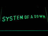 FREE System Of A Down (2) LED Sign - Green - TheLedHeroes