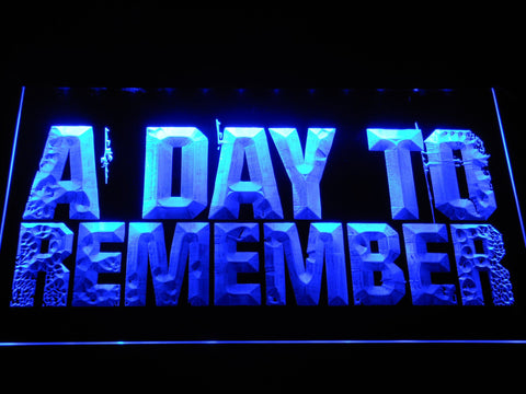 A Day to Remember (2) LED Neon Sign USB - Blue - TheLedHeroes