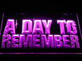 A Day to Remember (2) LED Neon Sign USB - Purple - TheLedHeroes