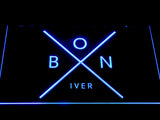 Bon Iver LED Sign - Blue - TheLedHeroes