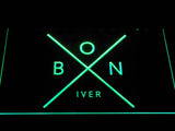 Bon Iver LED Neon Sign Electrical - Green - TheLedHeroes