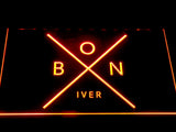 Bon Iver LED Sign - Orange - TheLedHeroes