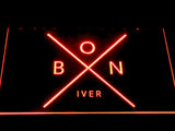 FREE Bon Iver LED Sign - Red - TheLedHeroes
