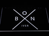 FREE Bon Iver LED Sign - White - TheLedHeroes