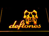 Deftones (2) LED Neon Sign USB - Yellow - TheLedHeroes