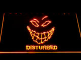 Disturbed LED Sign - Orange - TheLedHeroes