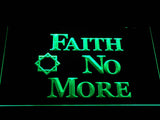 Faith No More LED Neon Sign USB - Green - TheLedHeroes