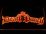 Five Finger Death Punch (2) LED Neon Sign USB - Orange - TheLedHeroes