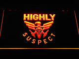 Highly Suspect LED Sign - Orange - TheLedHeroes